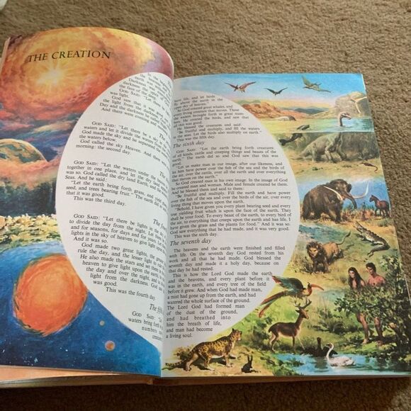 The Golden Children’s Bible 1993 Colorful Illustrated Old And New Testament - Picture 6 of 12
